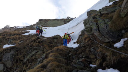 passaggio chiave della salita