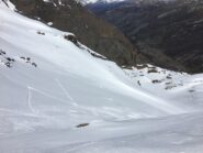Pendii intermedi e Valle Argentera in basso 