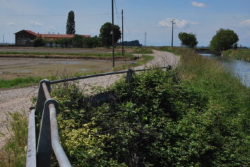 L’arrivo sulla Roggia Biraga alla Cascinetta