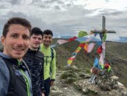 In vetta a Punta Martin con Federico e Michele 