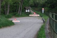 Il bivio presso la presa del canale Conti per chi vuol proseguire fino alla centrale Ludovico il Moro