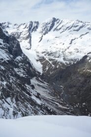 Vista dalla Punta sul Vallone di Sea a nord-ovest