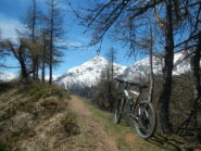 sulla panoramica dorsale verso il Colletto Pourachet 2053 m.