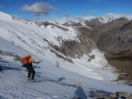 Dalla dorsale oltre il Serour discesa nel vallone degli Spagnoli