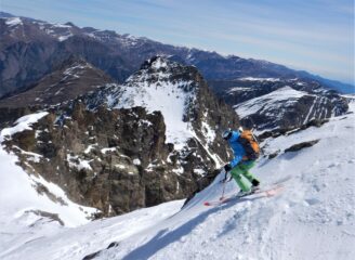 Inizio discesa dalla TdV