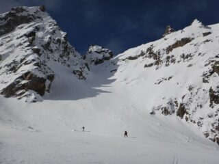 Sul conoide dopo il bivio tra passo di Vens e della Lausa