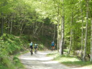 su sterrato gli ultimi km della salita 