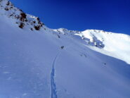 in vista della cima