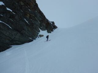 in uscita dal canale