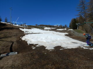 ultima striscia di neve