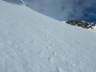 tratto a piedi nel colle