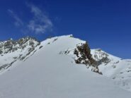 Cresta finale, in prossimità della punta