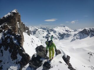 Arrivo in vetta