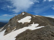 La Cima Viribianc vista dal passo Viridio