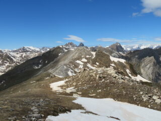 dalla Cima verso il Monte Viridio e Rocca la Meja