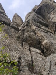il sesto tiro che porta alla cima