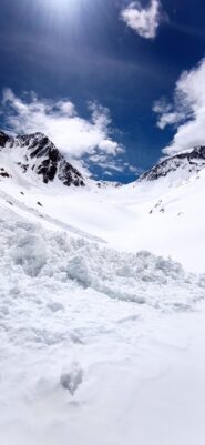 Vallone della Guercia e valanghe esistenti