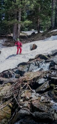 Guado prima di ricongiungersi alla mulattiera al ritorno