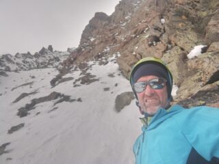 poco sotto il passo dove mi sono fermato