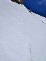 Curve a quota 2750, sotto la bastionata della Bessanese