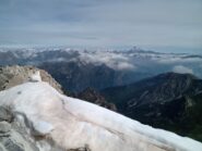 Dalla cima vista a 360°