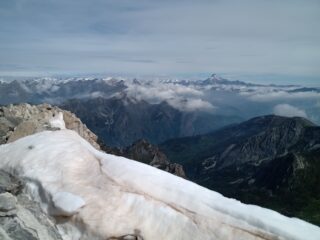 Dalla cima vista a 360°