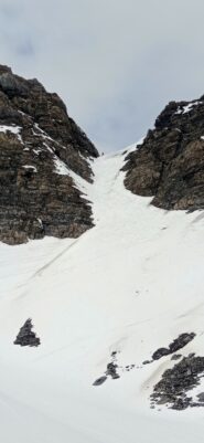 Breche de Ruine ancora ben innevato