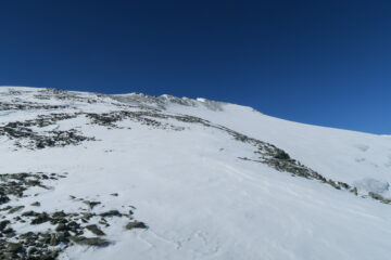 in alto il vento ha ripulito un pò troppo