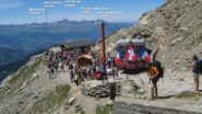 Arrivati con il trenino al Nid d'Aigle 2372mt.