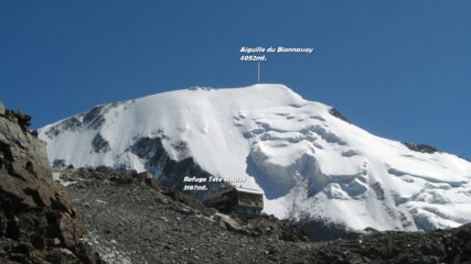 Rifugio in vista.