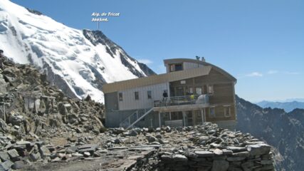 Arriviamo al Ref. Tête Rousse 3167mt.