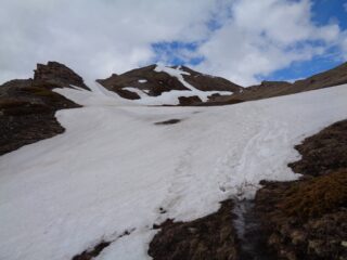Lingua di neve dai 2300m