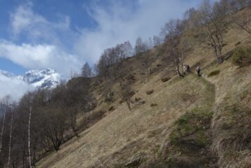 Sul traverso verso la Candelera