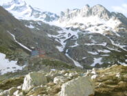 Il rifugio ed il Gelas