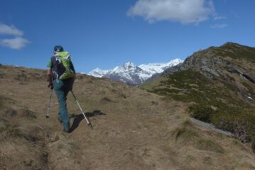 Eccoci sulla dorsale, con panorama spettacolare