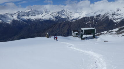 in discesa lungo la conca terminale