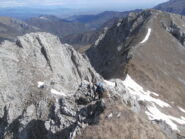 verso la cima centrale