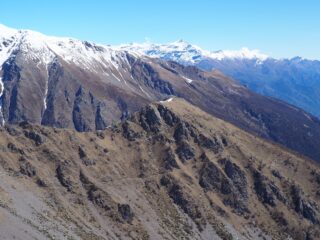 Il M.te Chabriere con il Rocciamelone sullo sfondo.