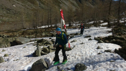 Arrivo alla neve