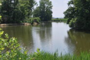 Vista sullo specchio d’acqua dalla finestra dell’osservatorio