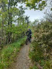 Il tratto su sentiero