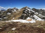 La cresta est vista dal Tovo. 