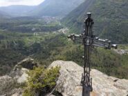 La valle dalla cima del dente eccidentale.