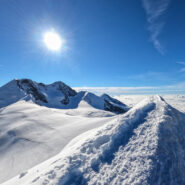 Cresta del Castore e i due Lyskamm sulla sinistra 