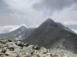 Scendendo dal Roubinet verso la Loson