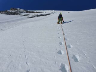Parete NE, parte bassa