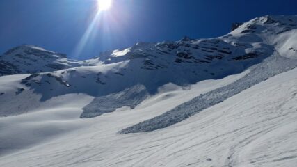Con il caldo i pendii iniziano a spurgare