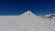 L'arrivo in cima
