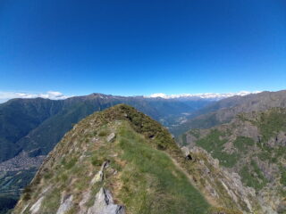 Arrivo in cima