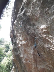 Partenza strapiombante del 6c